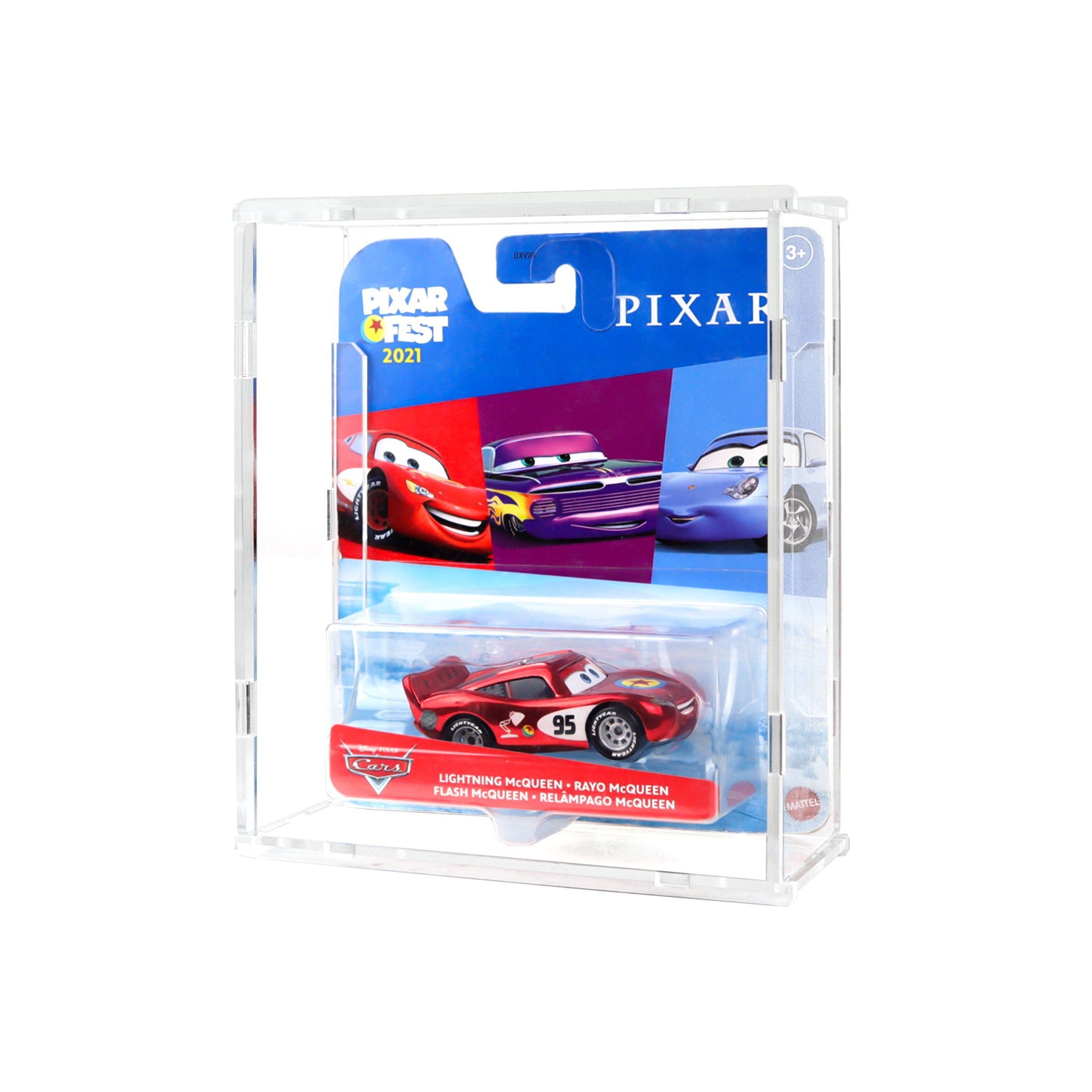 Protector para Cars Pixar Fest-acrilico-exhibidor-caja-case-Decolecto