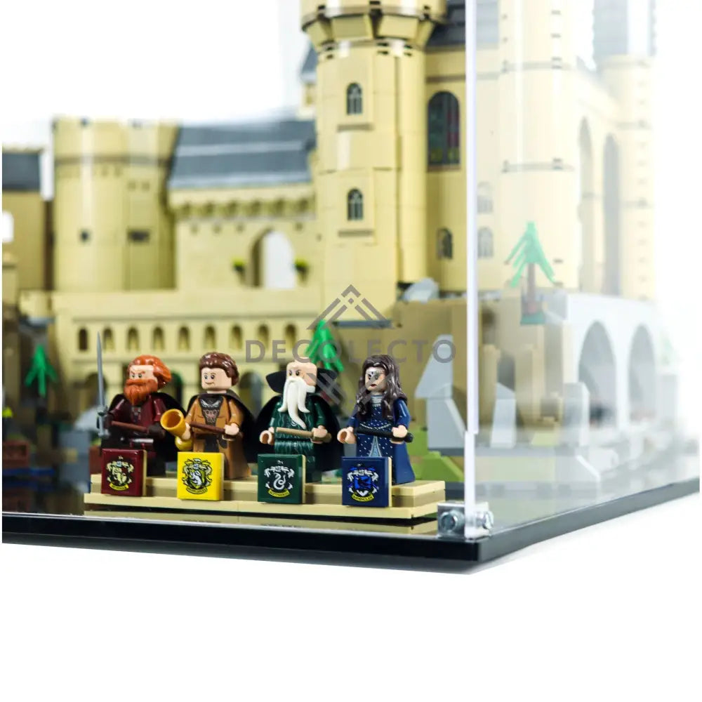 Protector para Castillo de Hogwarts (71043)-acrilico-exhibidor-caja-case-Decolecto