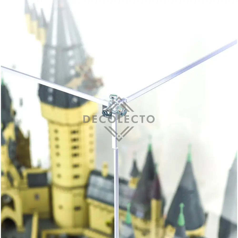 Protector para Castillo de Hogwarts (71043)-acrilico-exhibidor-caja-case-Decolecto