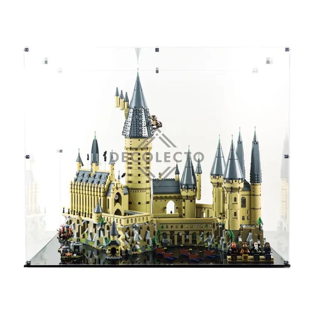 Protector para Castillo de Hogwarts (71043)-acrilico-exhibidor-caja-case-Decolecto