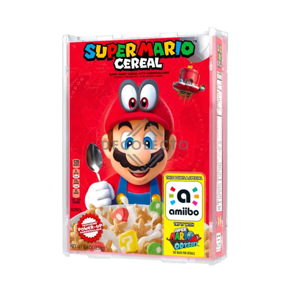 Protector para Cereal Super Mario™ Amiibo™-acrilico-exhibidor-caja-case-Decolecto