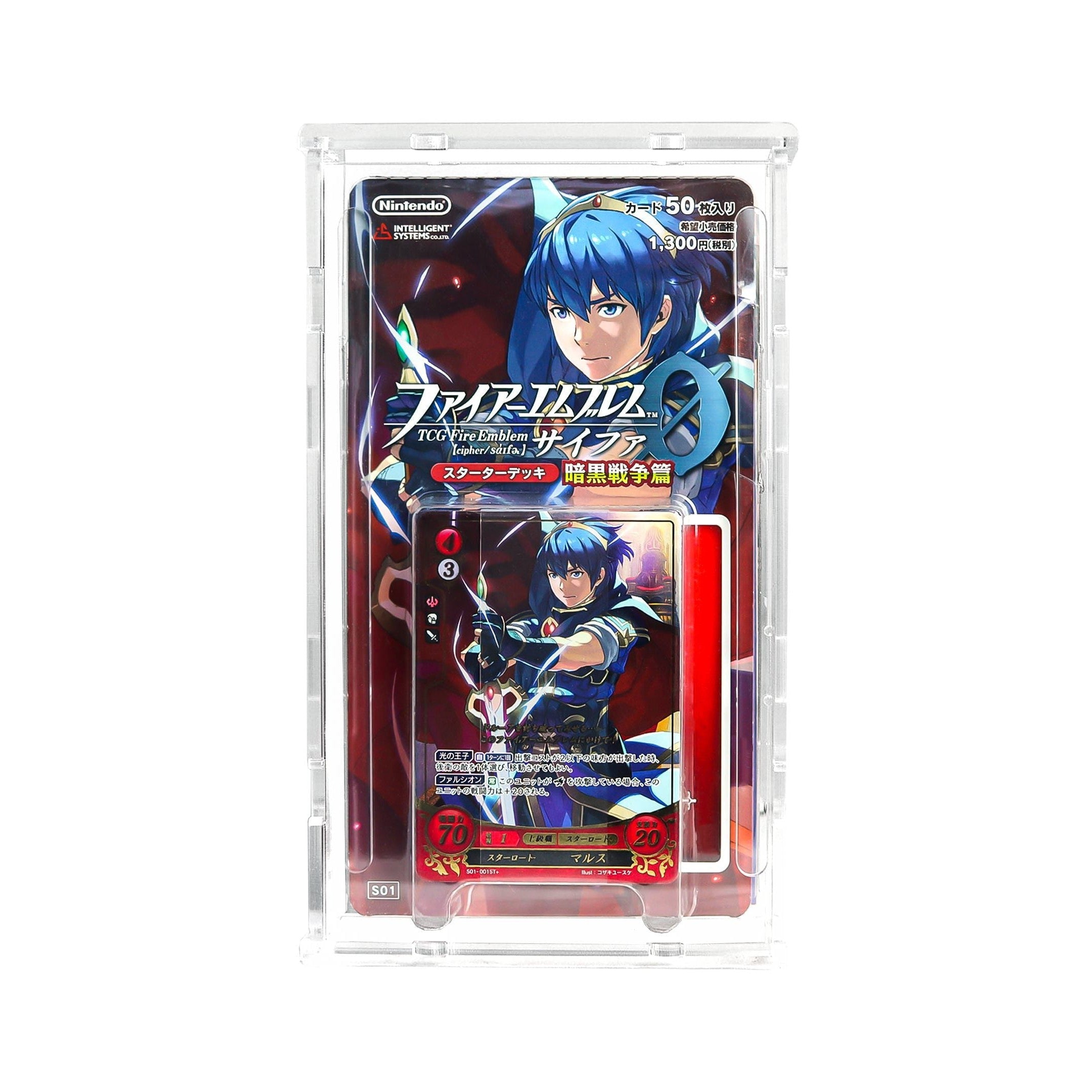 Protector para Deck Fire Emblem™ Cipher-acrilico-exhibidor-caja-case-Decolecto