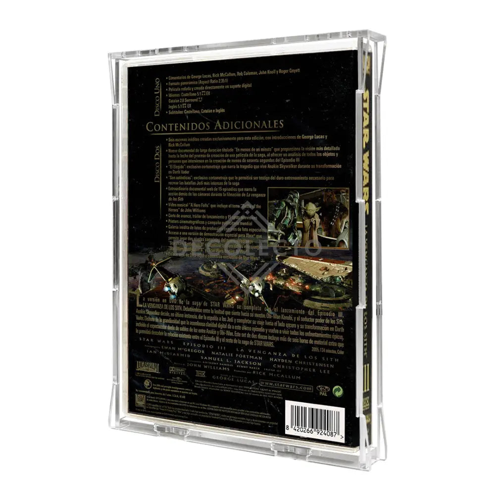 Protector para DVD Case Acrílico