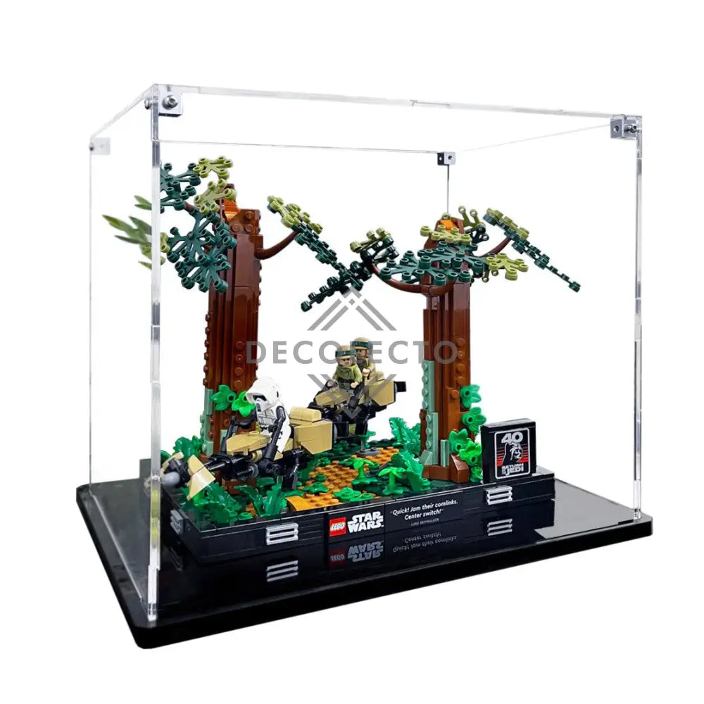 Protector para Endor™ Speeder Chase (75353)-acrilico-exhibidor-caja-case-Decolecto