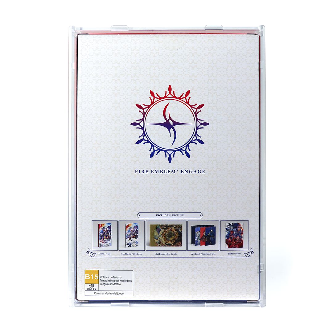Protector para Fire Emblem Engage Divine Edition-acrilico-exhibidor-caja-case-Decolecto