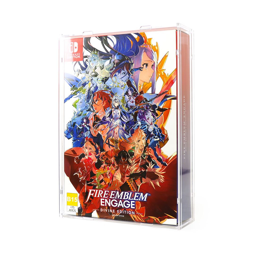 Protector para Fire Emblem Engage Divine Edition-acrilico-exhibidor-caja-case-Decolecto