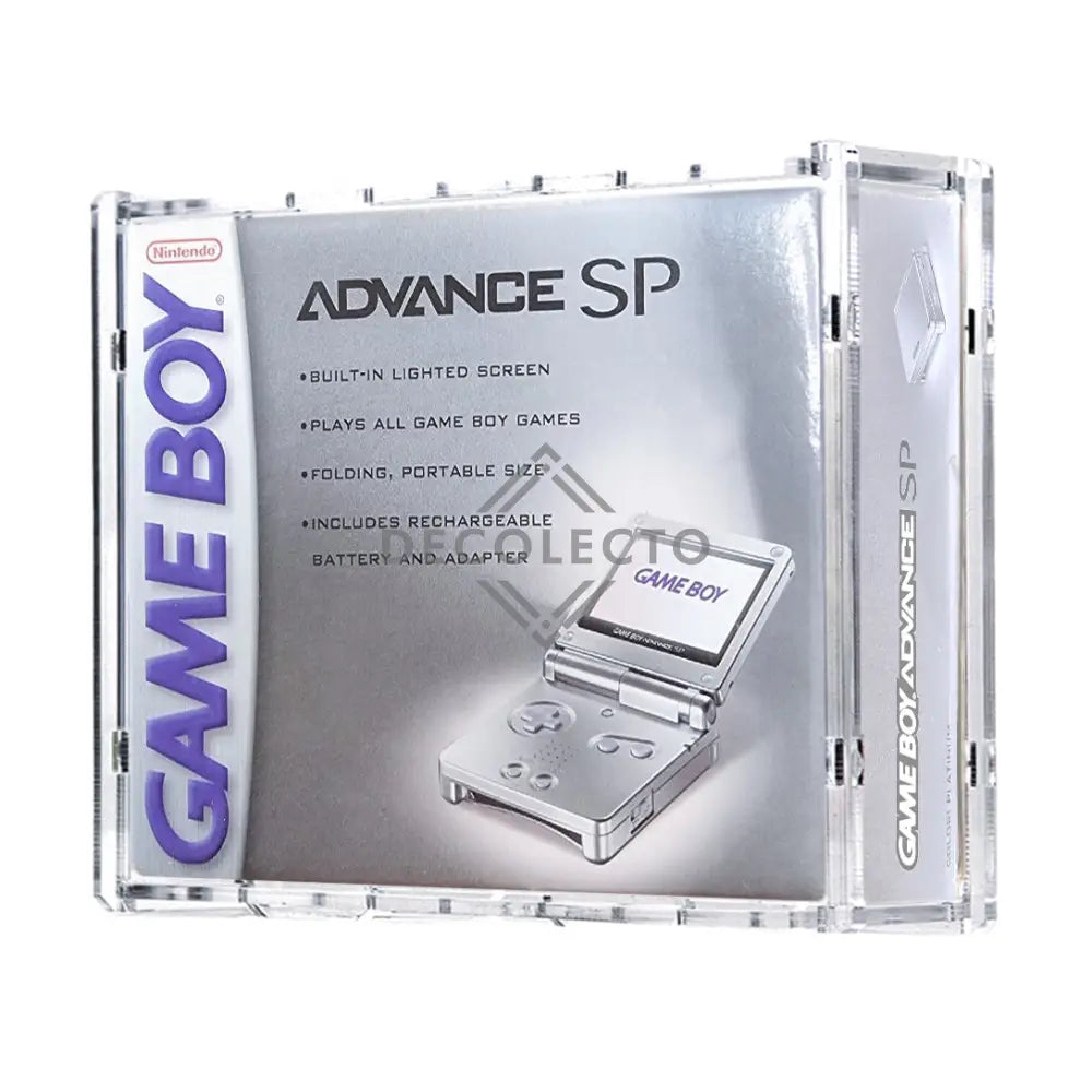 Protector para GameBoy® Advance SP (Caja Consola)-acrilico-exhibidor-caja-case-Decolecto