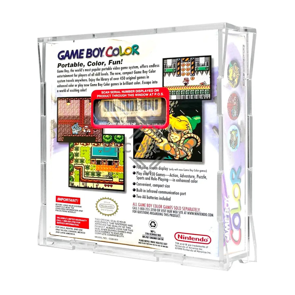 Protector para GameBoy® Color (Caja Consola) Case Acrílico