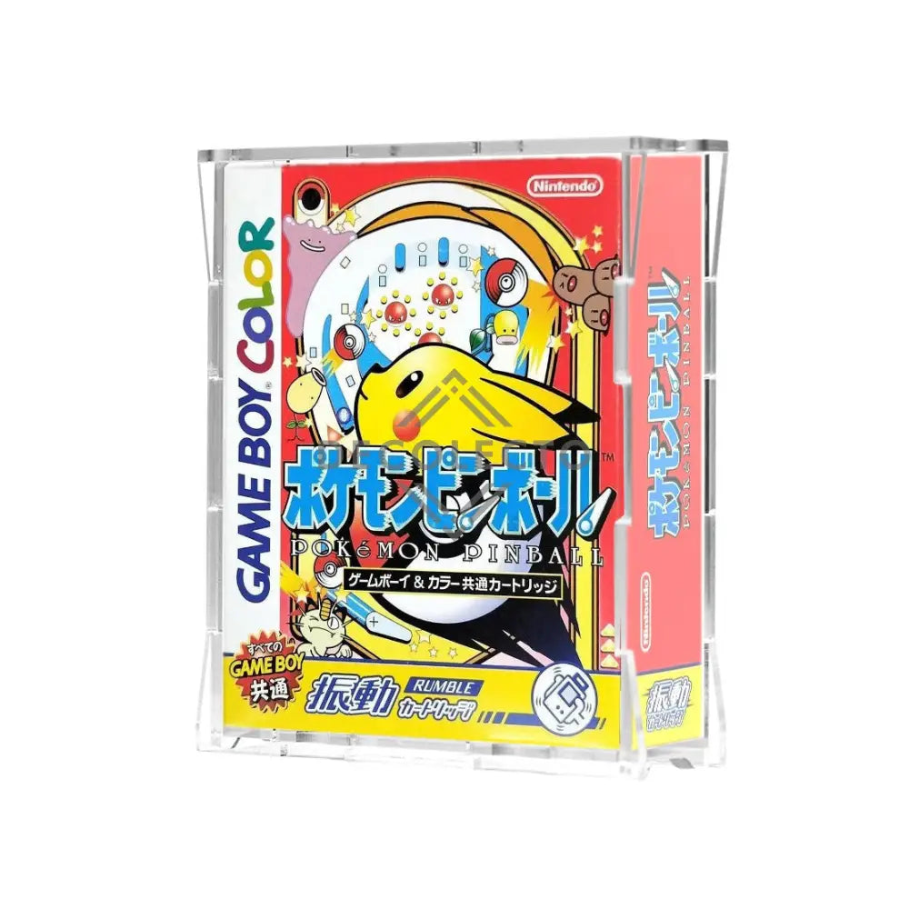 Protector para GameBoy® Color Pokémon Pinball (Gamebox - Japan)-acrilico-exhibidor-caja-case-Decolecto