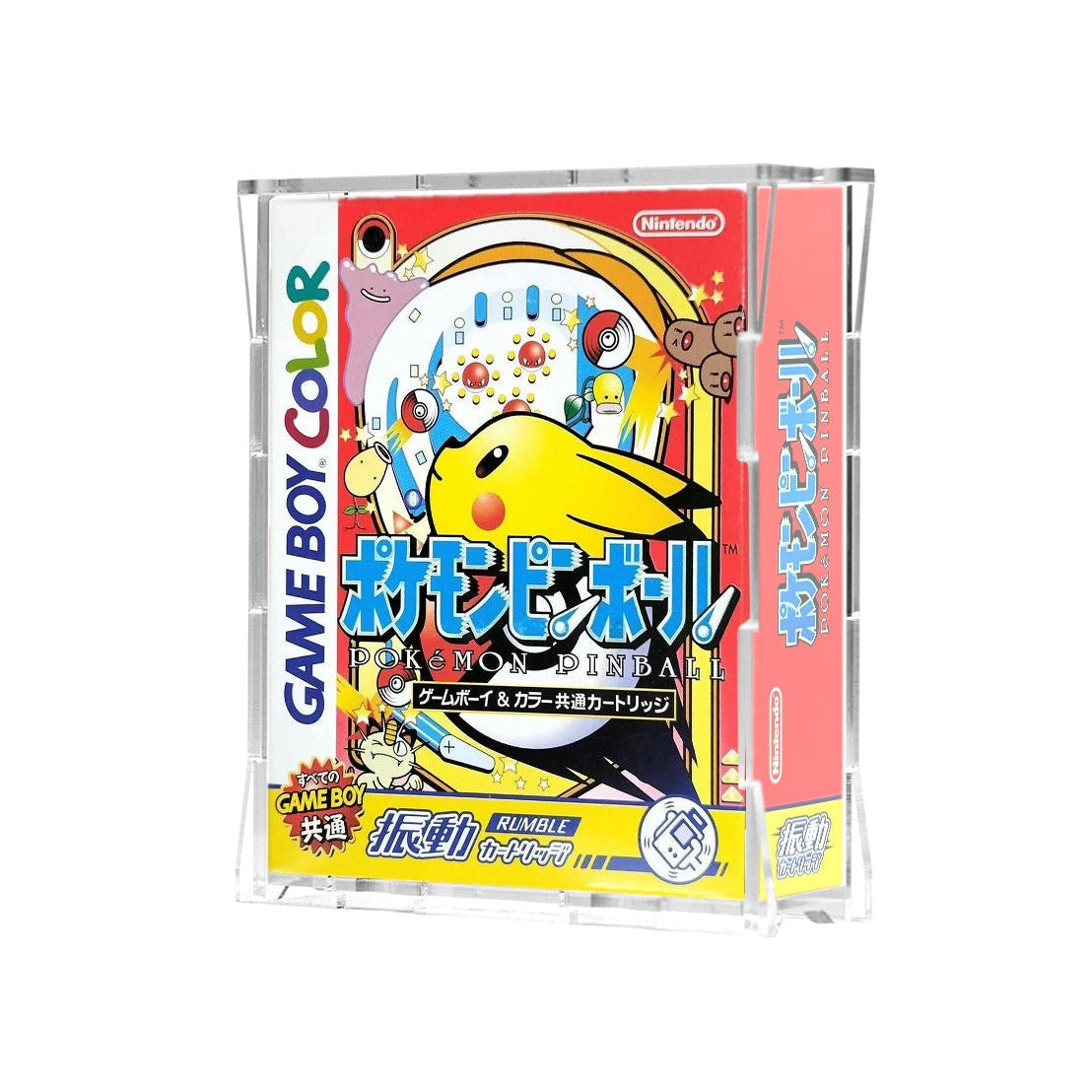 Protector para GameBoy® Color Pokémon Pinball (Gamebox - Japan)-acrilico-exhibidor-caja-case-Decolecto