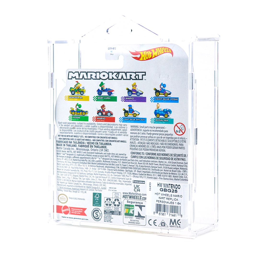 Protector para Hot Wheels® (Mario Kart™)-acrilico-exhibidor-caja-case-Decolecto