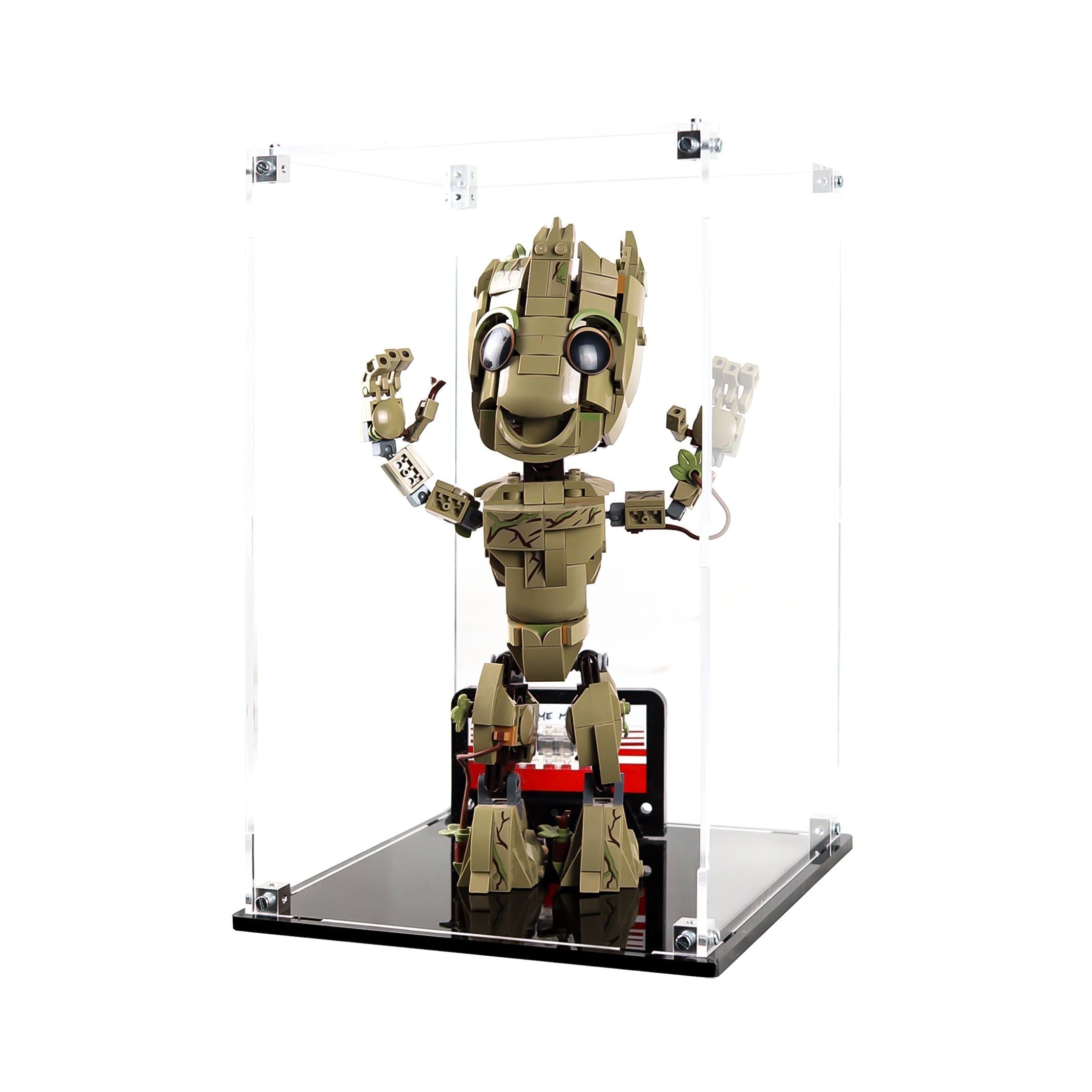 Protector para I am Groot (76217)-acrilico-exhibidor-caja-case-Decolecto