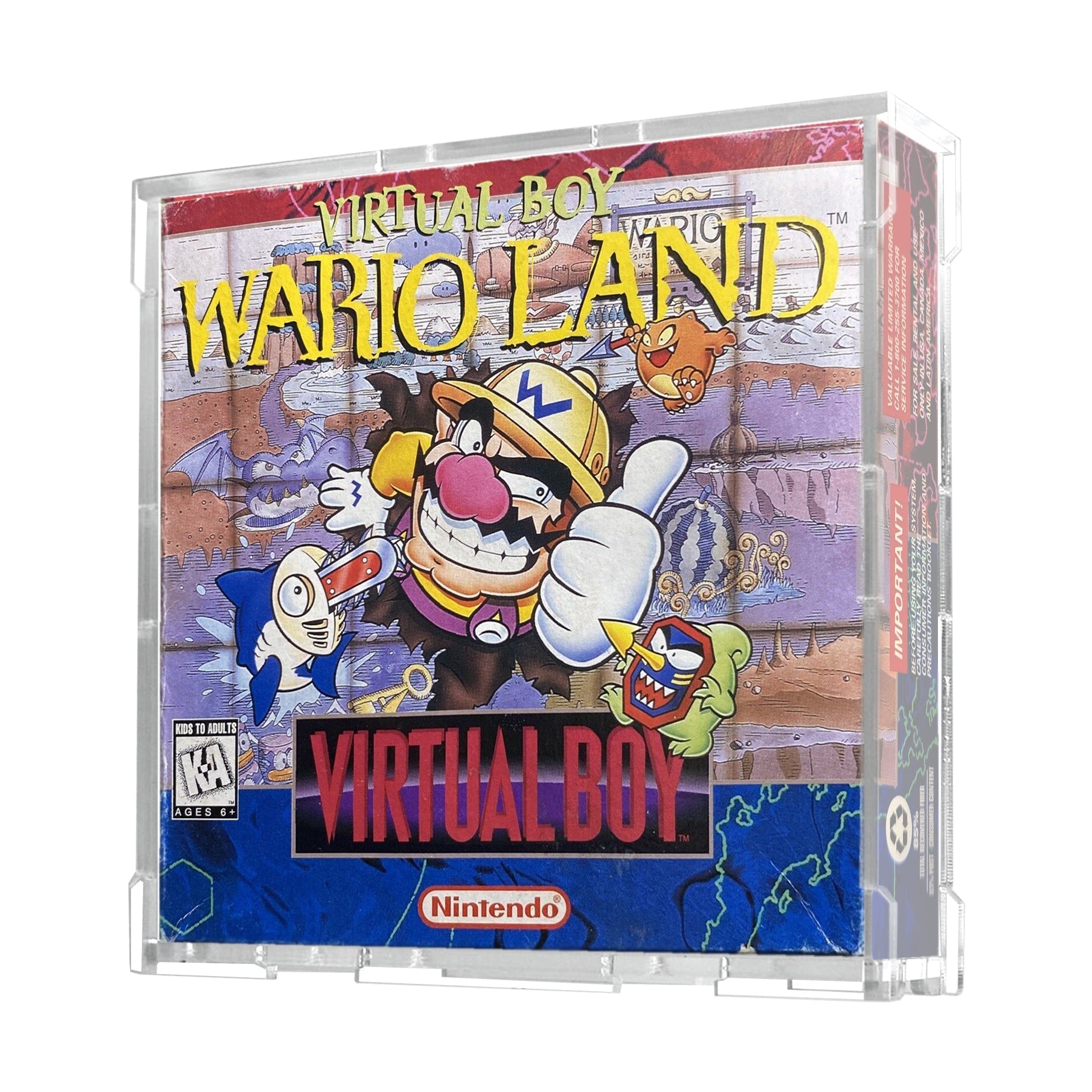 Protector para Juego Virtual Boy® (Caja)-acrilico-exhibidor-caja-case-Decolecto
