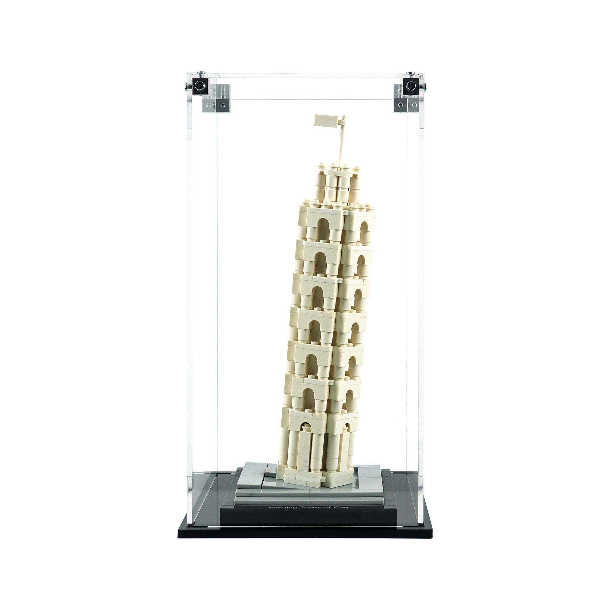 Protector para La Torre Inclinada de Pisa (21015)-acrilico-exhibidor-caja-case-Decolecto