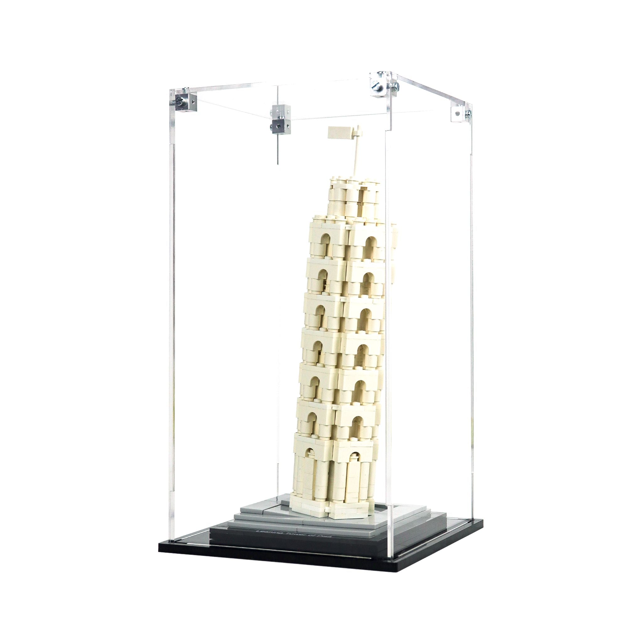 Protector para La Torre Inclinada de Pisa (21015)-acrilico-exhibidor-caja-case-Decolecto