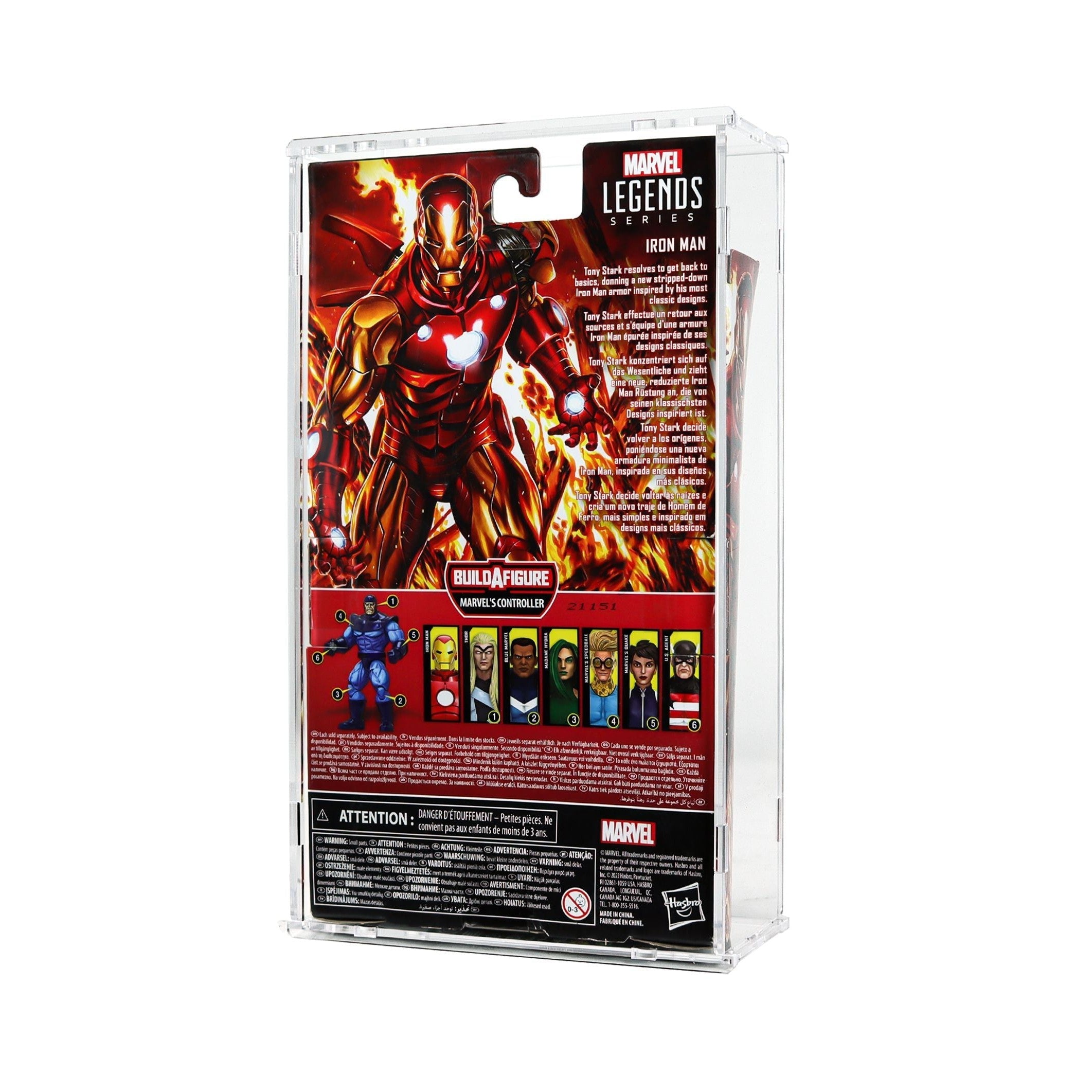 Protector para Marvel™ Legends-acrilico-exhibidor-caja-case-Decolecto