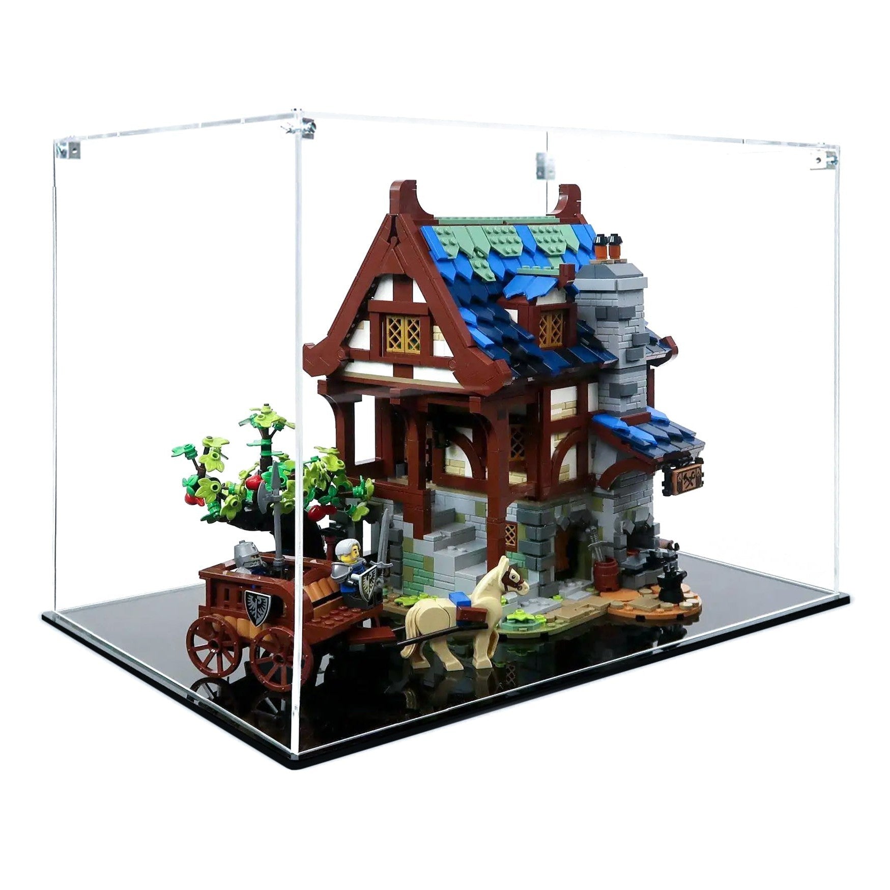 Protector para Medieval Blacksmith (21325)-acrilico-exhibidor-caja-case-Decolecto