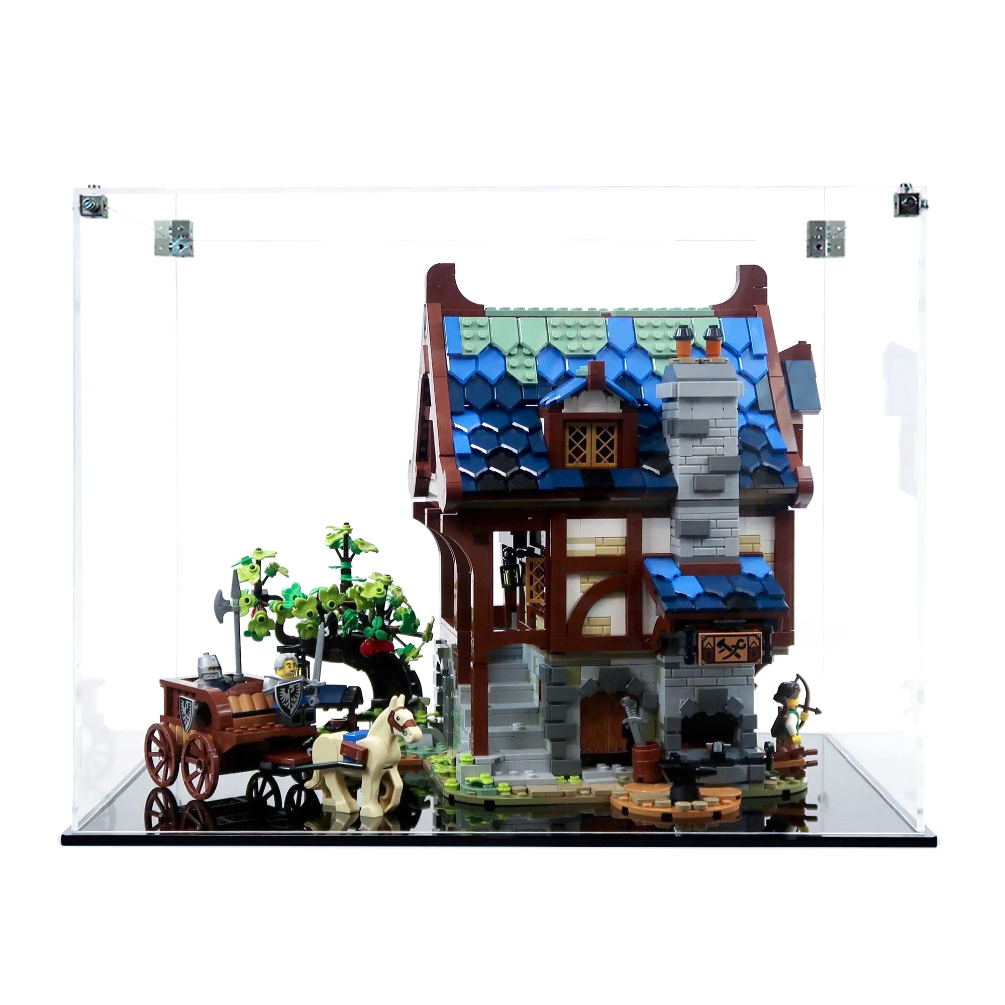 Protector para Medieval Blacksmith (21325)-acrilico-exhibidor-caja-case-Decolecto