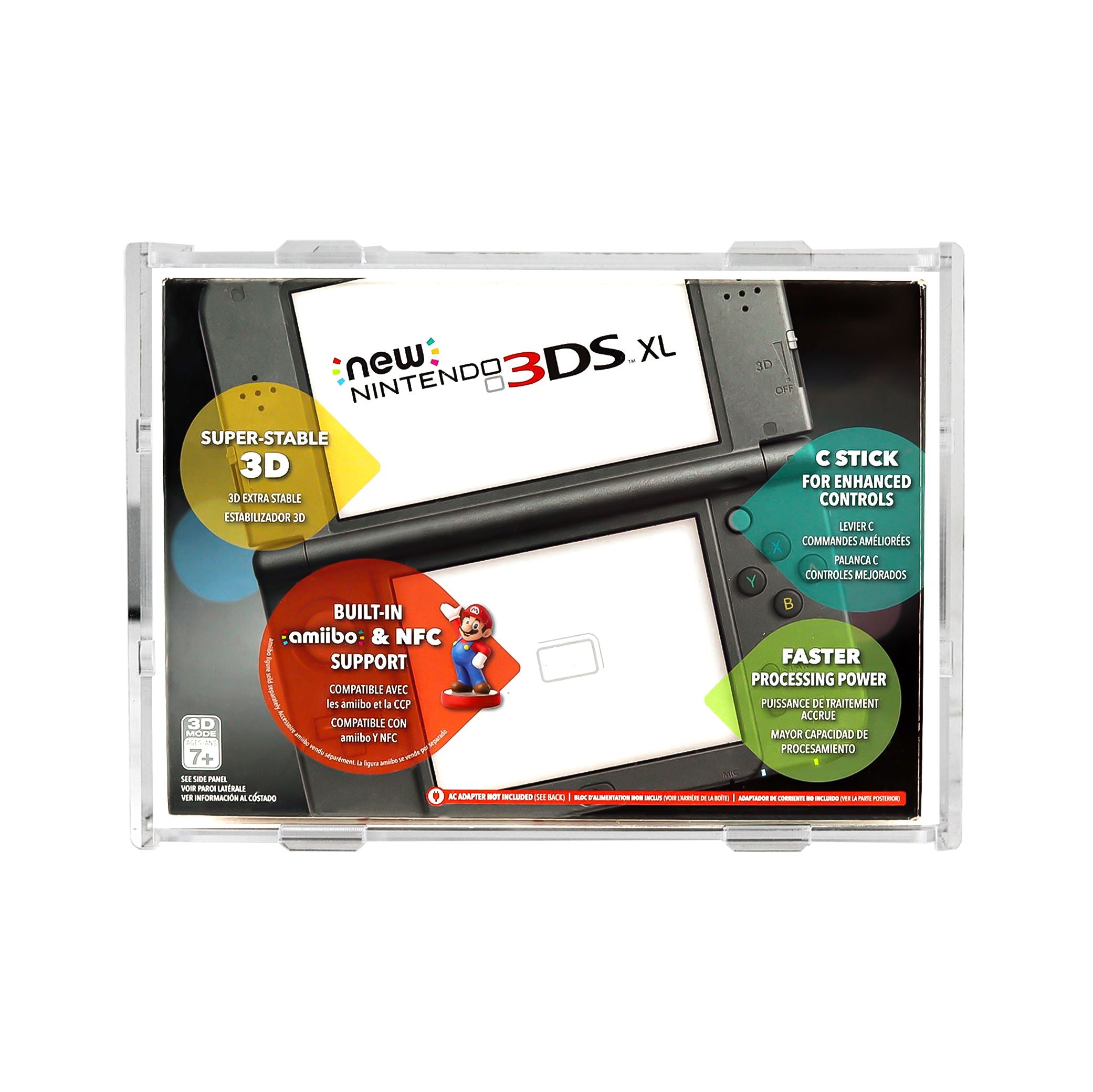 Protector para New Nintendo® 3DS XL (Caja)-acrilico-exhibidor-caja-case-Decolecto