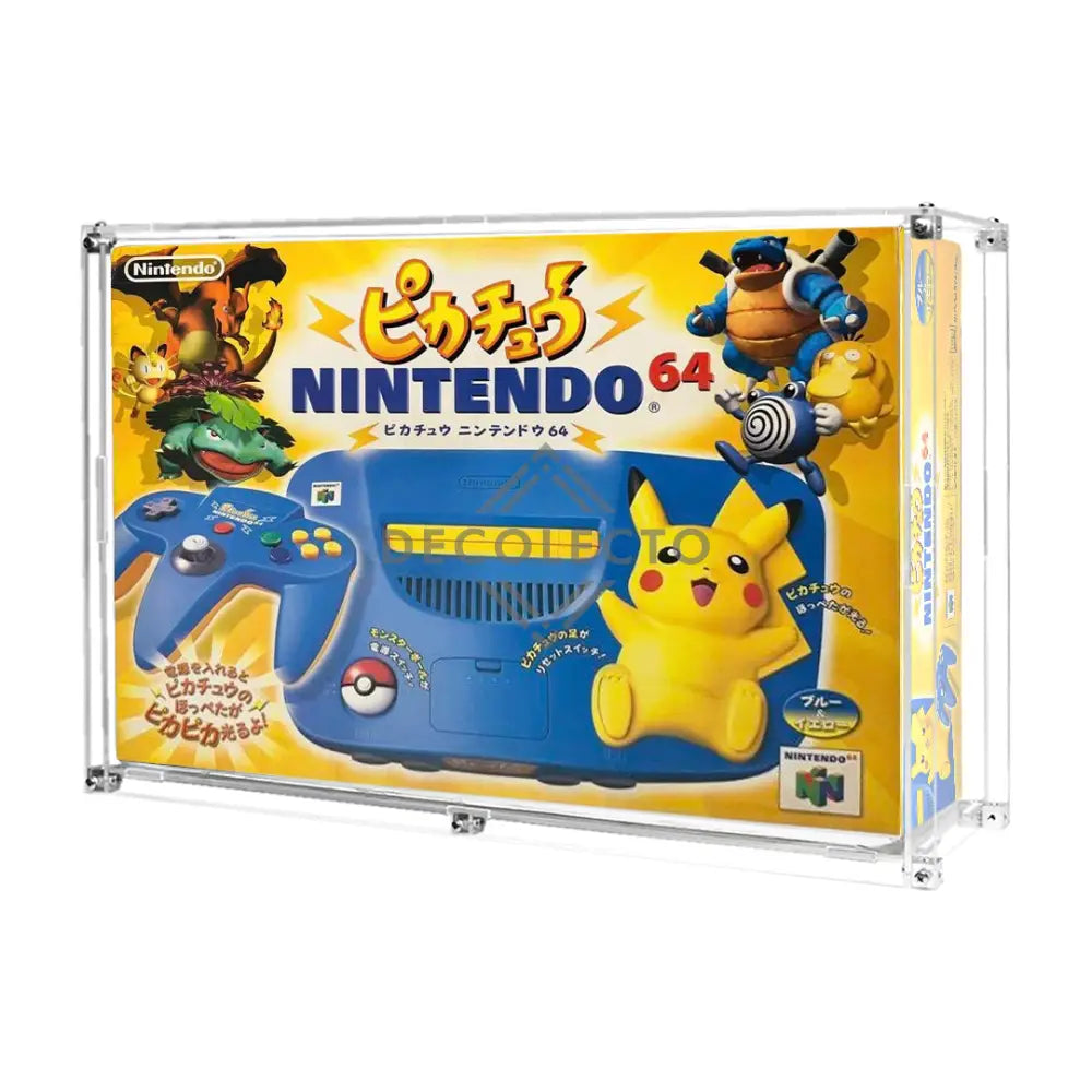 Protector para Nintendo 64® Pikachu (Caja Consola Japonesa) Case Acrílico