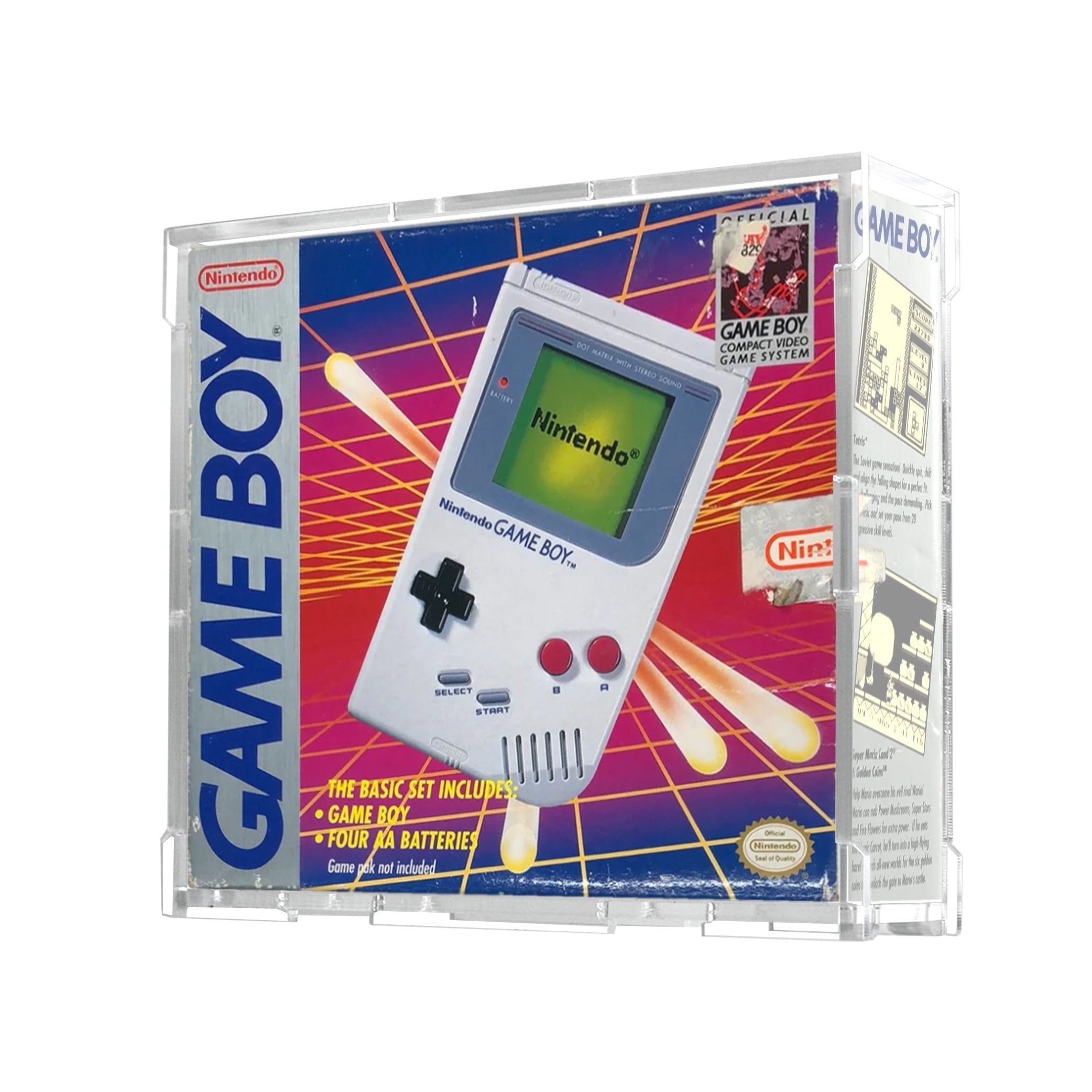 Protector para Nintendo Gameboy™ DMG-01-acrilico-exhibidor-caja-case-Decolecto