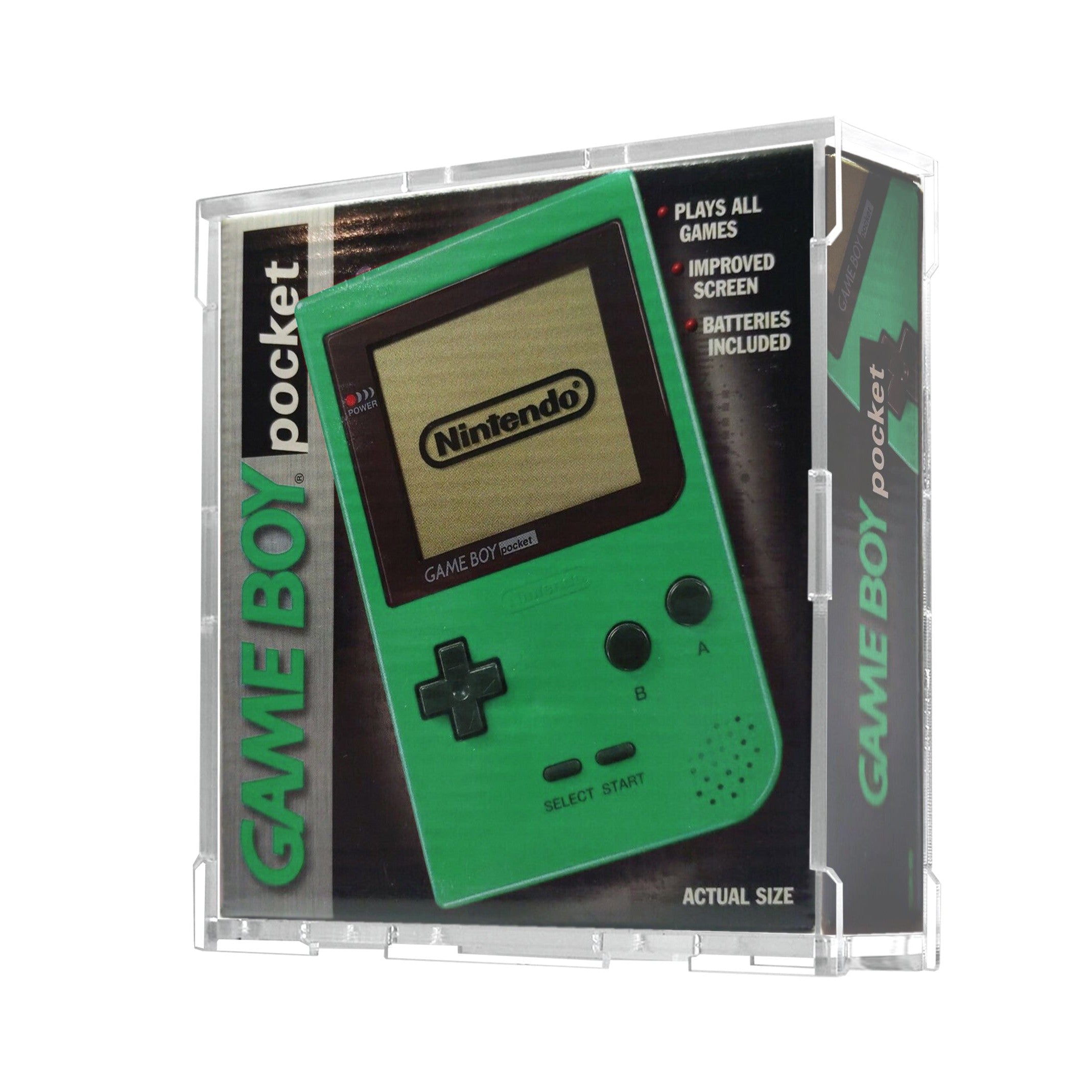 Protector para Nintendo Gameboy™ Pocket-acrilico-exhibidor-caja-case-Decolecto