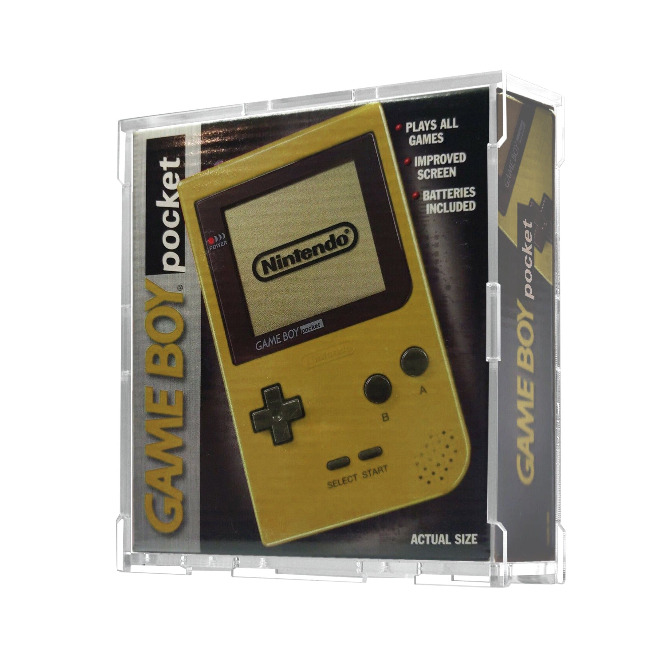Protector para Nintendo Gameboy™ Pocket-acrilico-exhibidor-caja-case-Decolecto