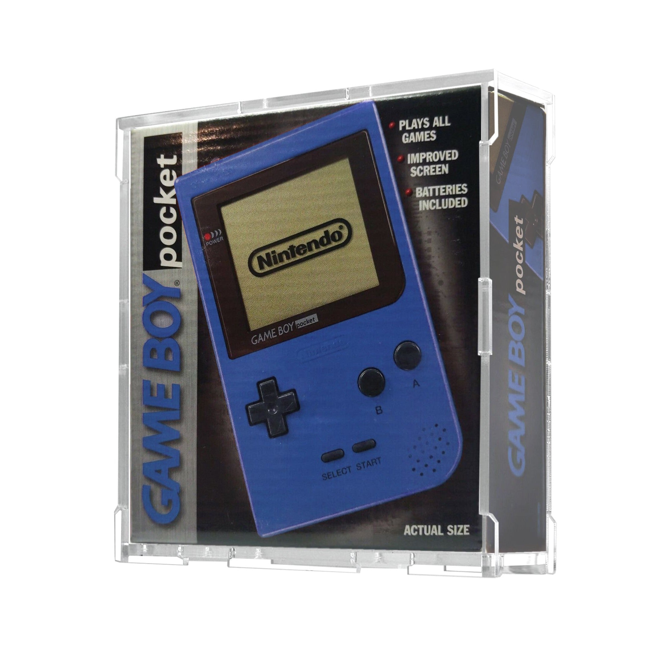 Protector para Nintendo Gameboy™ Pocket-acrilico-exhibidor-caja-case-Decolecto