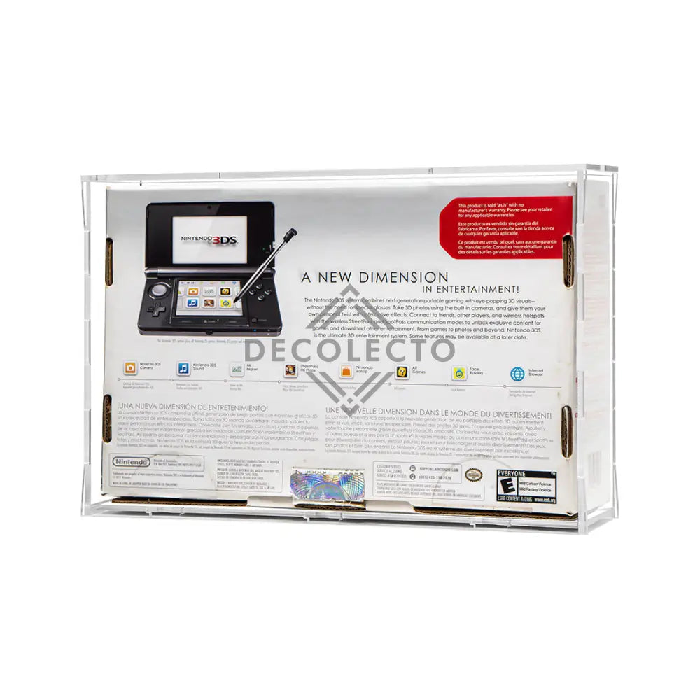 Protector para Nintendo® 3DS (Caja Consola) Case Acrílico