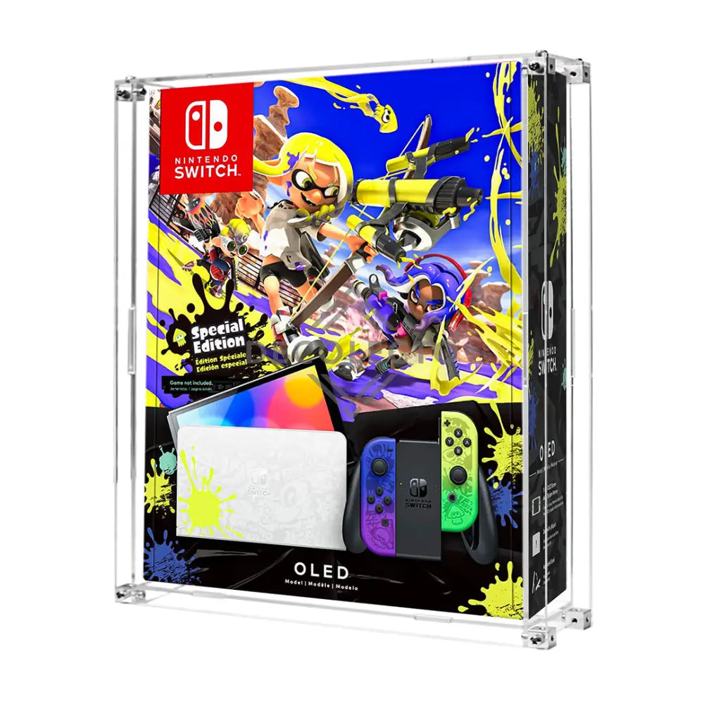 Protector Acrílico UV para caja de consola de Nintendo® Switch™ OLED Splatoon 3 Edition