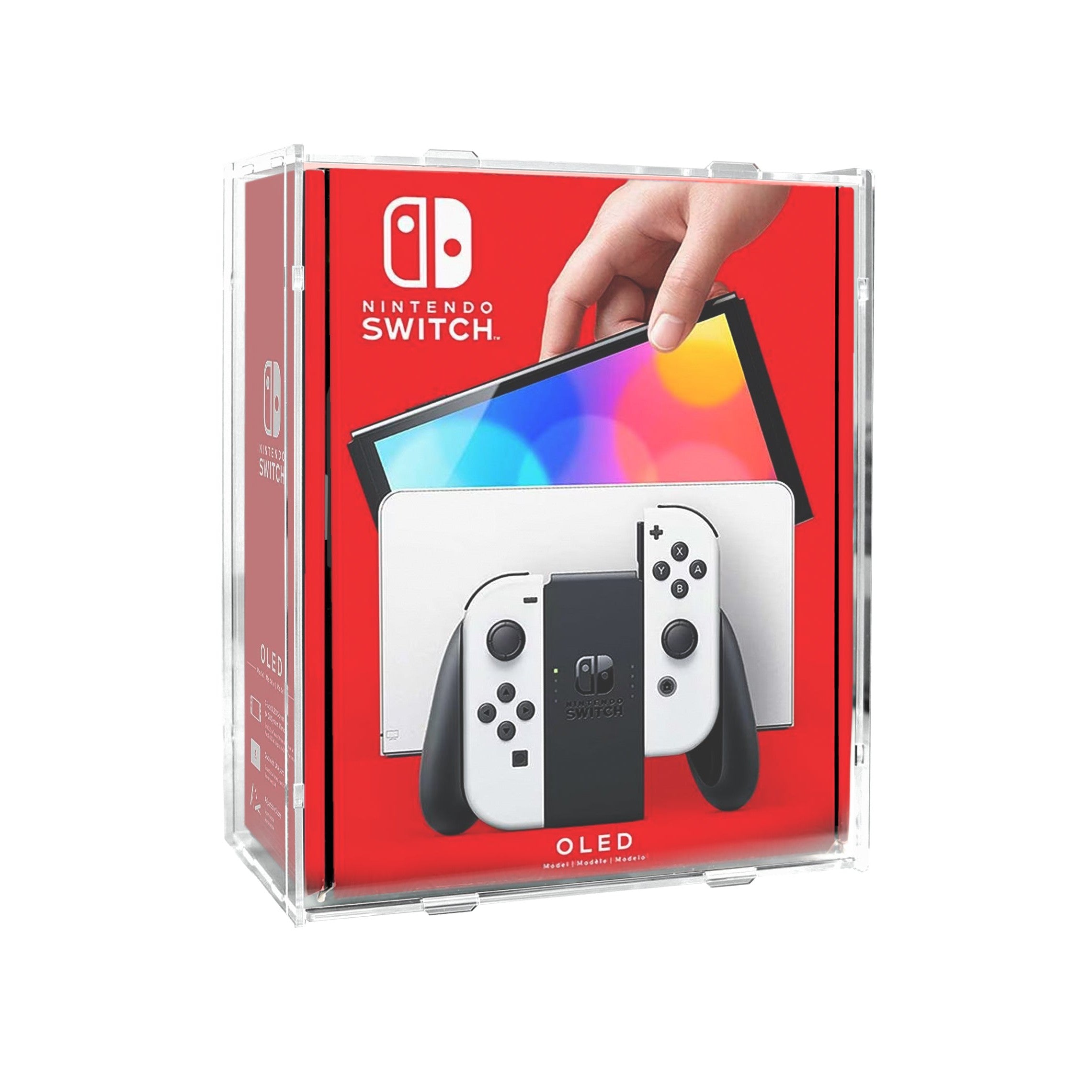Protector para Nintendo® Switch™ OLED-acrilico-exhibidor-caja-case-Decolecto