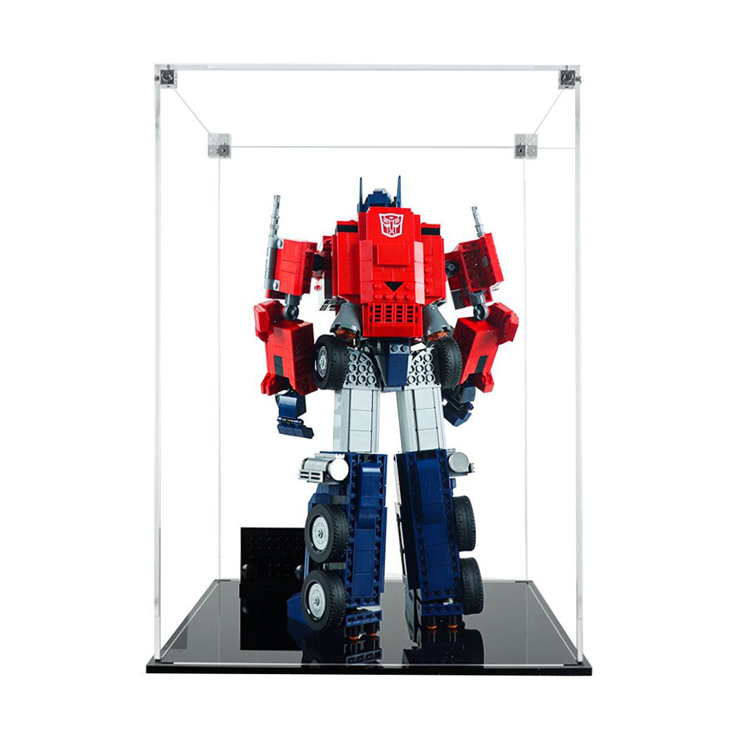 Protector para Optimus Prime (10302)-acrilico-exhibidor-caja-case-Decolecto
