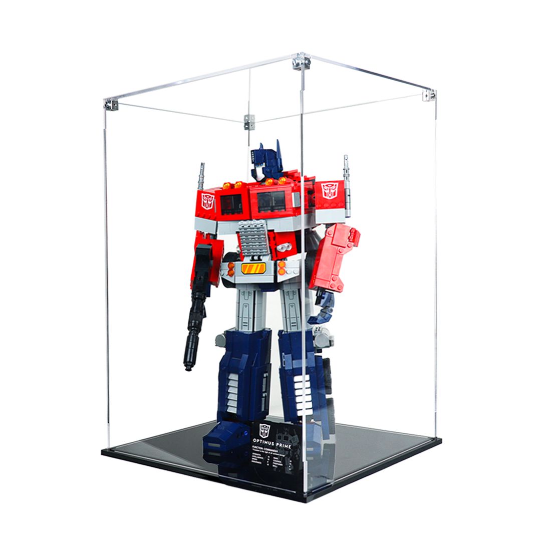 Protector para Optimus Prime (10302)-acrilico-exhibidor-caja-case-Decolecto