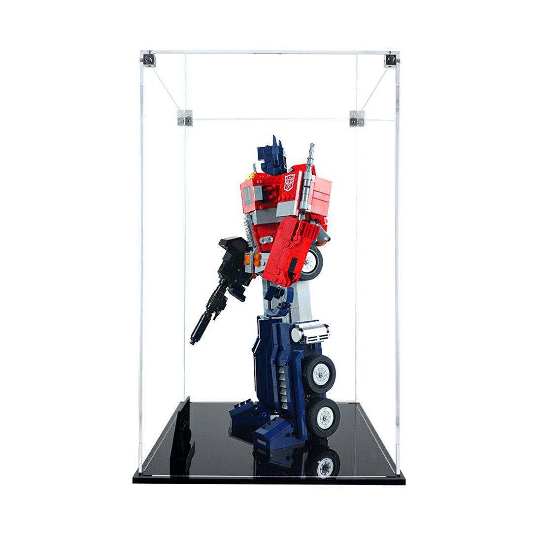 Protector para Optimus Prime (10302)-acrilico-exhibidor-caja-case-Decolecto