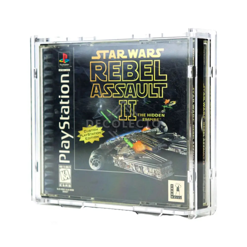 Protector para PlayStation® 1 (Dual)-acrilico-exhibidor-caja-case-Decolecto