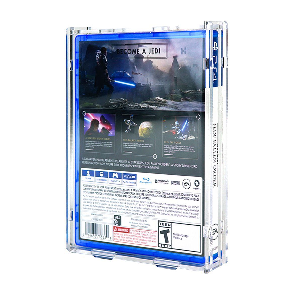 Protector para PlayStation® 4-acrilico-exhibidor-caja-case-Decolecto