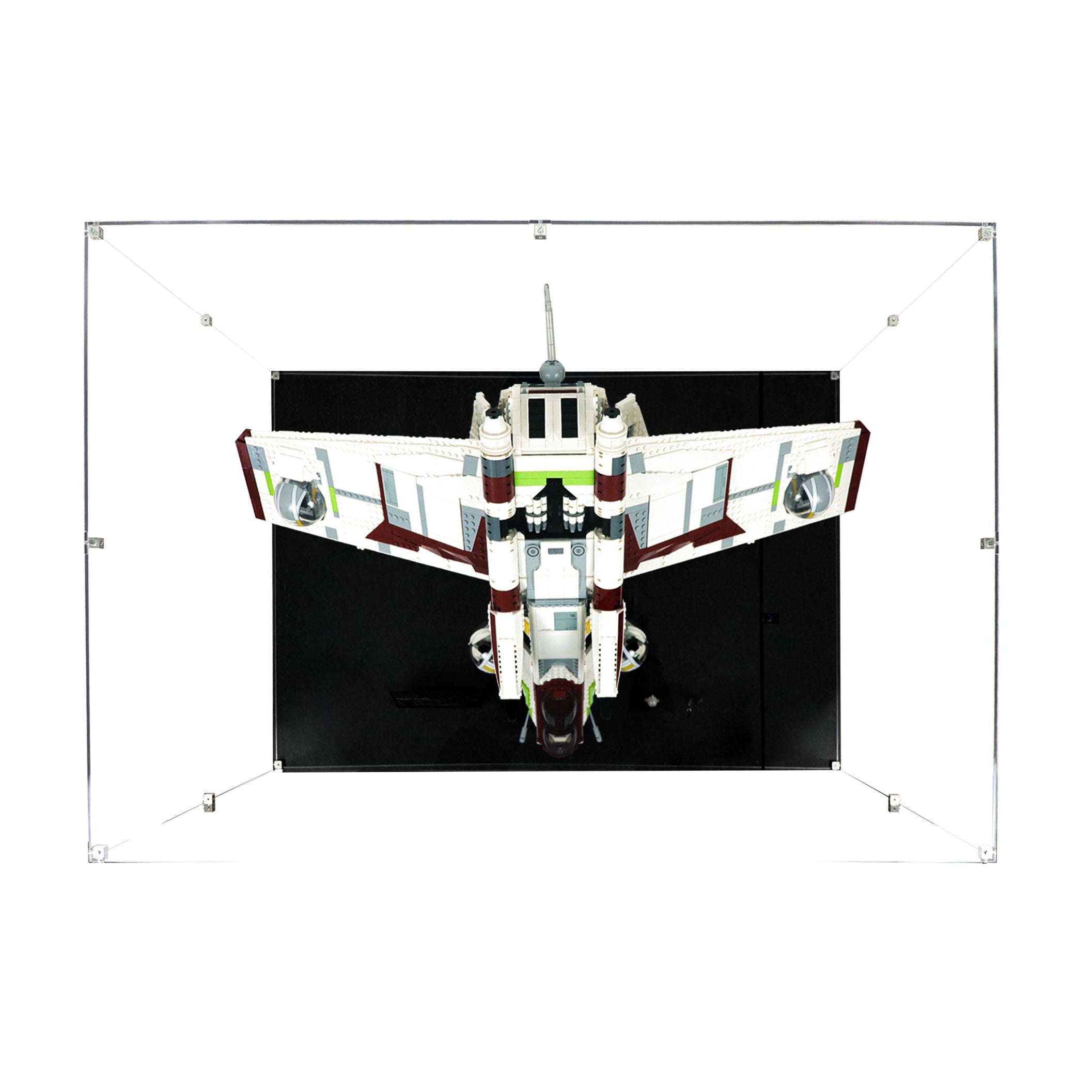 Protector para Republic Gunship (75309)-acrilico-exhibidor-caja-case-Decolecto