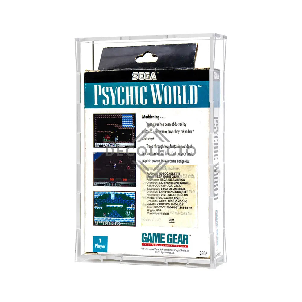Protector para Sega® GameGear™ (Caja Juego) Case Acrílico