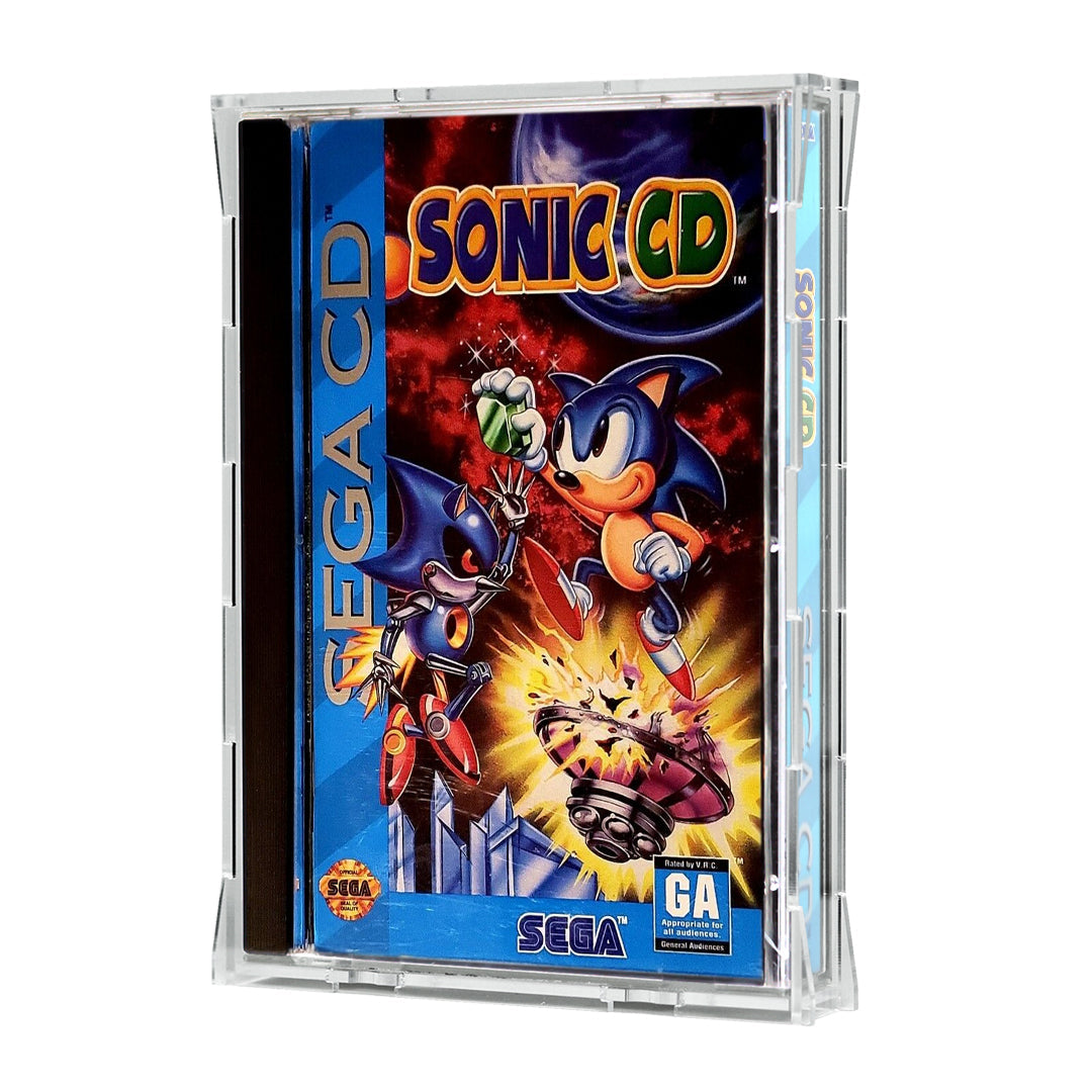 Protector para Sega® CD-acrilico-exhibidor-caja-case-Decolecto
