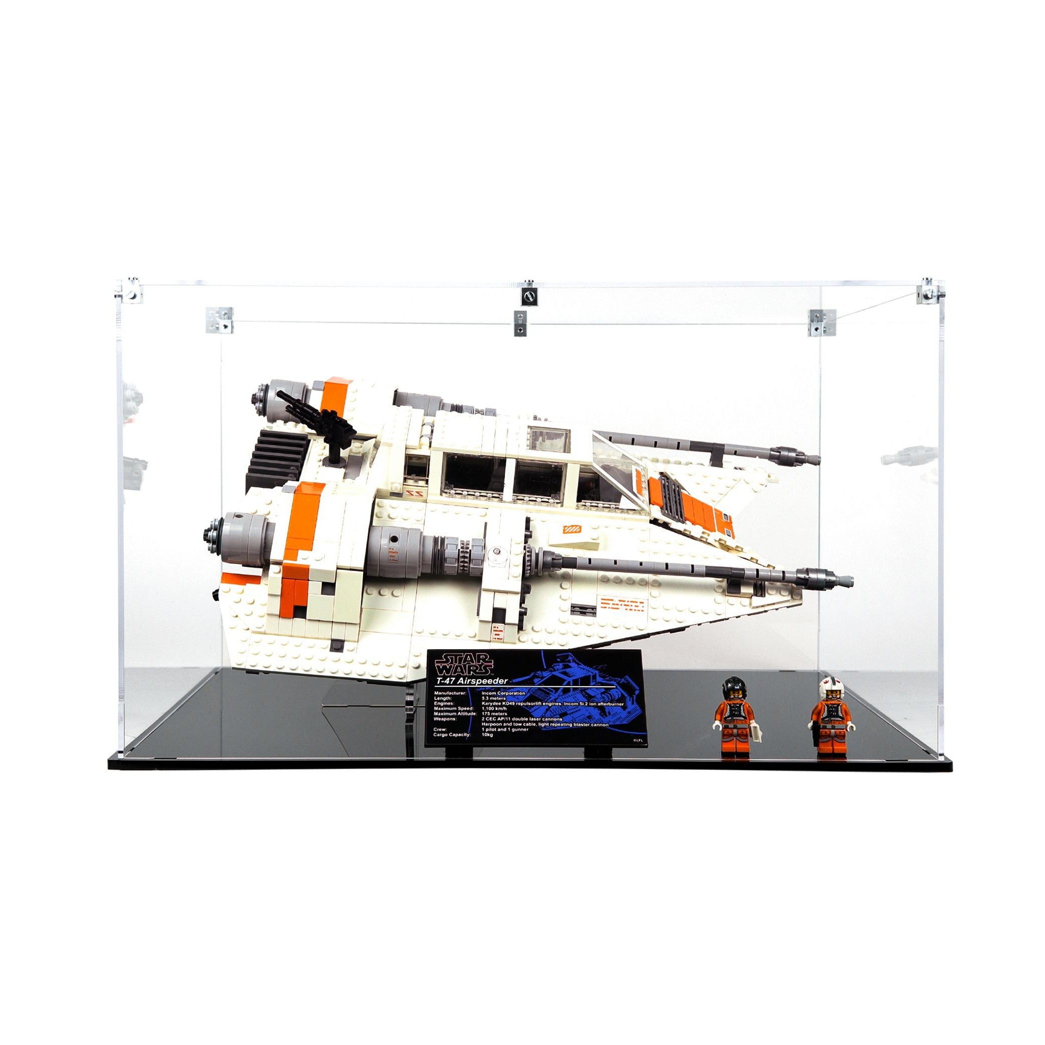 Protector para Snowspeeder™ (75144)-acrilico-exhibidor-caja-case-Decolecto