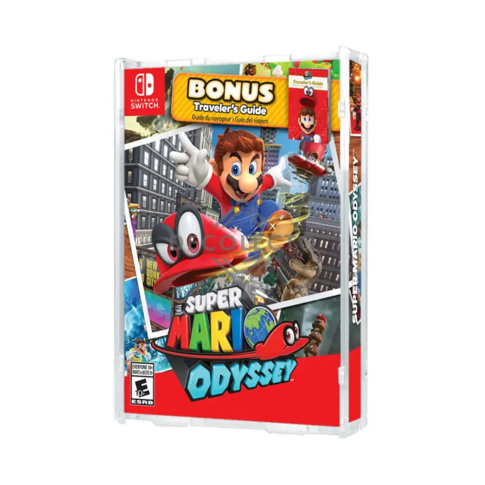 Protector para Super Mario Odyssey™ Bonus Pack-acrilico-exhibidor-caja-case-Decolecto