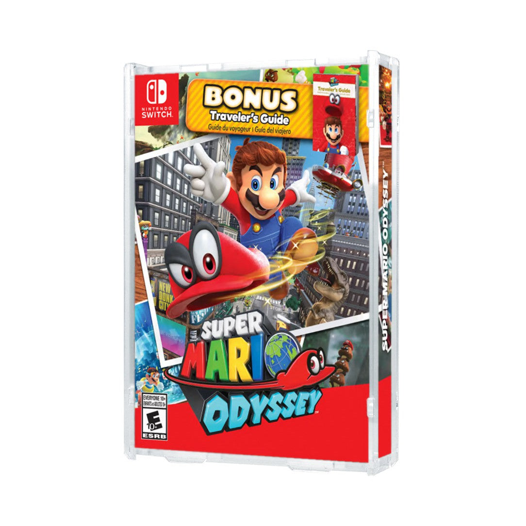 Protector para Super Mario Odyssey™ Bonus Pack-acrilico-exhibidor-caja-case-Decolecto