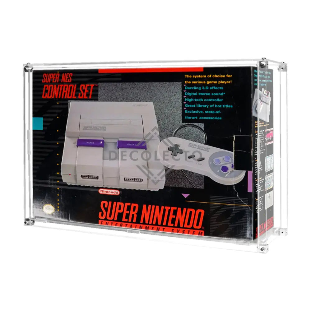 Protector para Super Nintendo - Control Set™ (Caja Consola) Case Acrílico