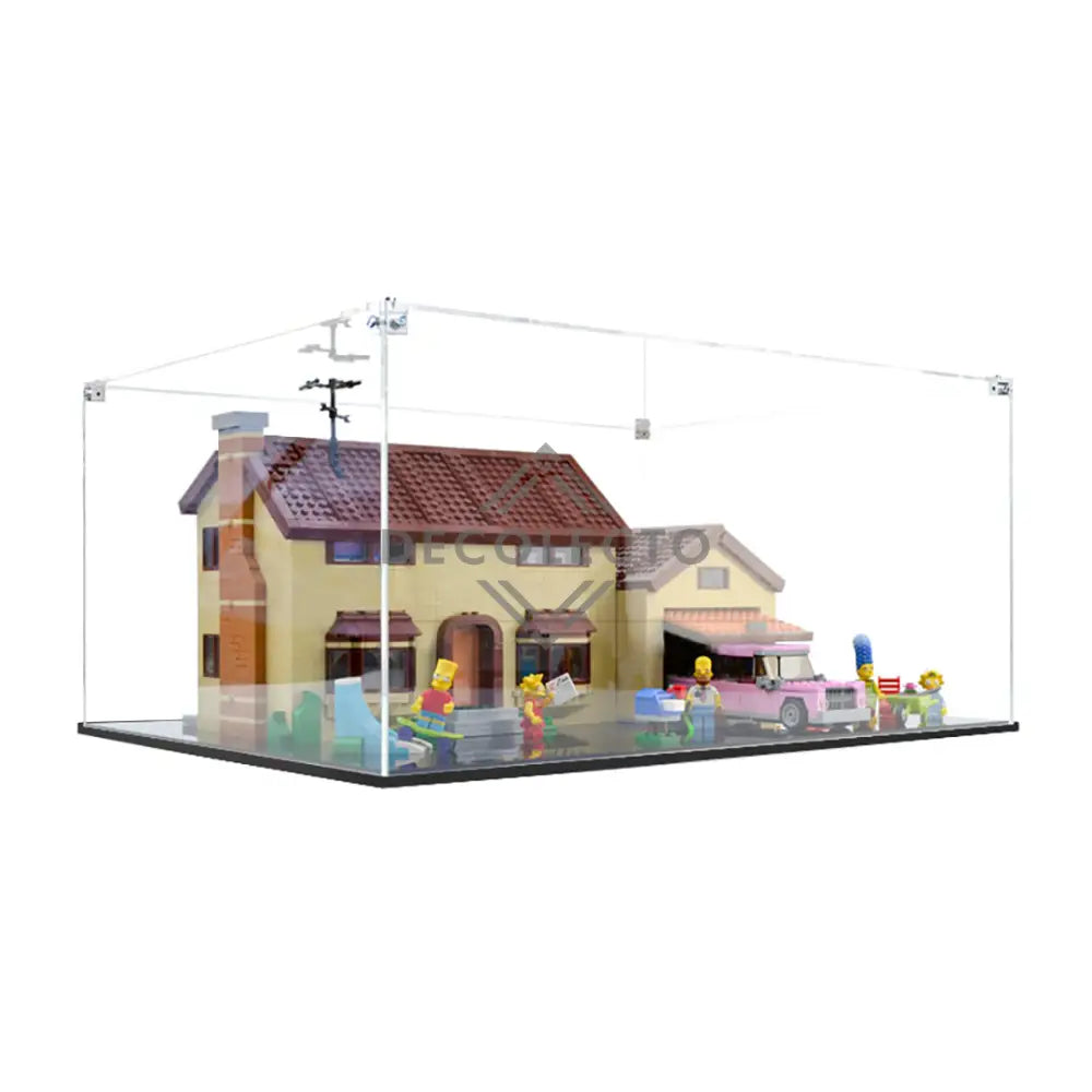 Protector para The Simpson™ House (71006)-acrilico-exhibidor-caja-case-Decolecto