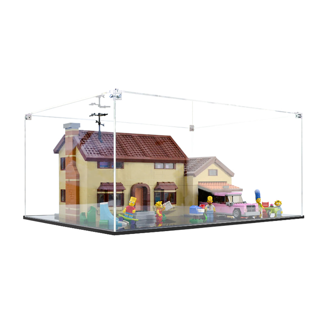 Protector para The Simpson™ House (71006)-acrilico-exhibidor-caja-case-Decolecto