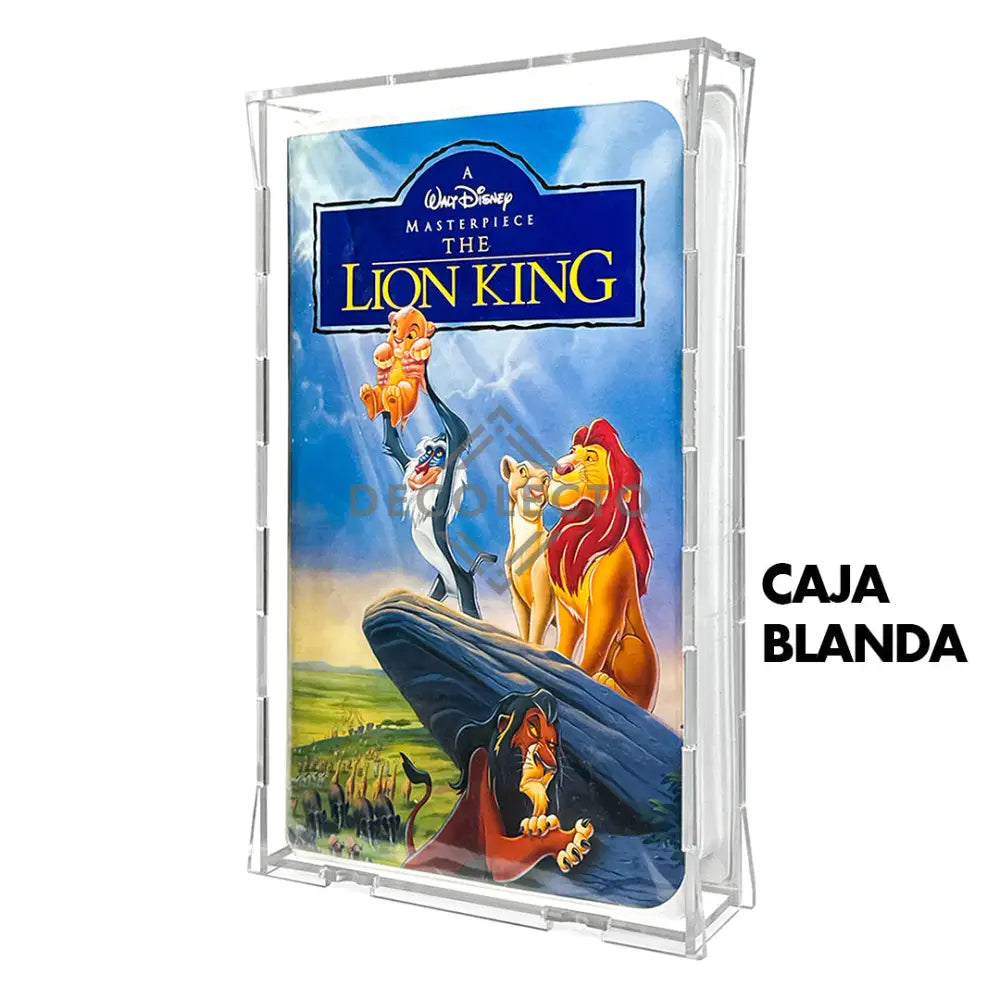 Protector para VHS Caja Blanda Case Acrílico