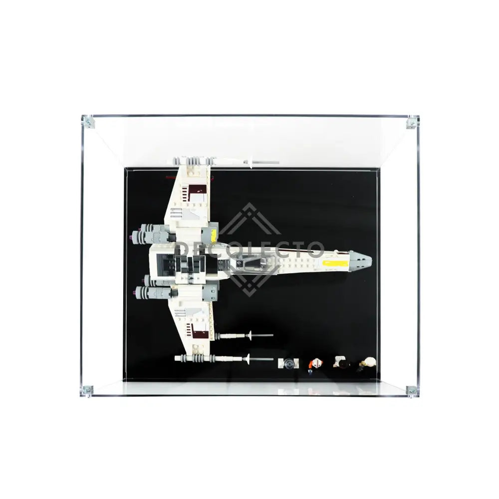 Protector para X-Wing Luke Skywalker (75301)-acrilico-exhibidor-caja-case-Decolecto