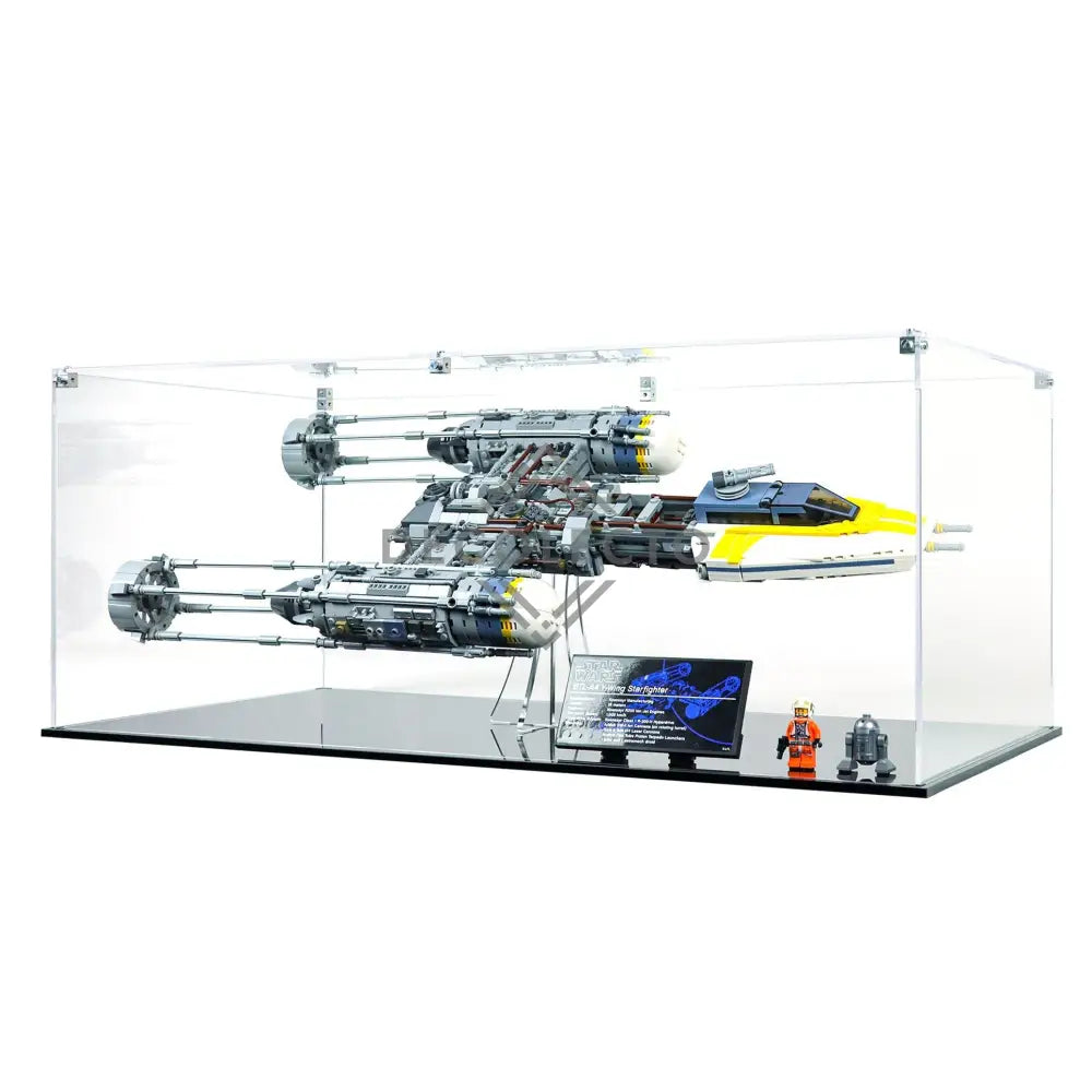 Protector para Y-Wing Starfighter (75181)-acrilico-exhibidor-caja-case-Decolecto