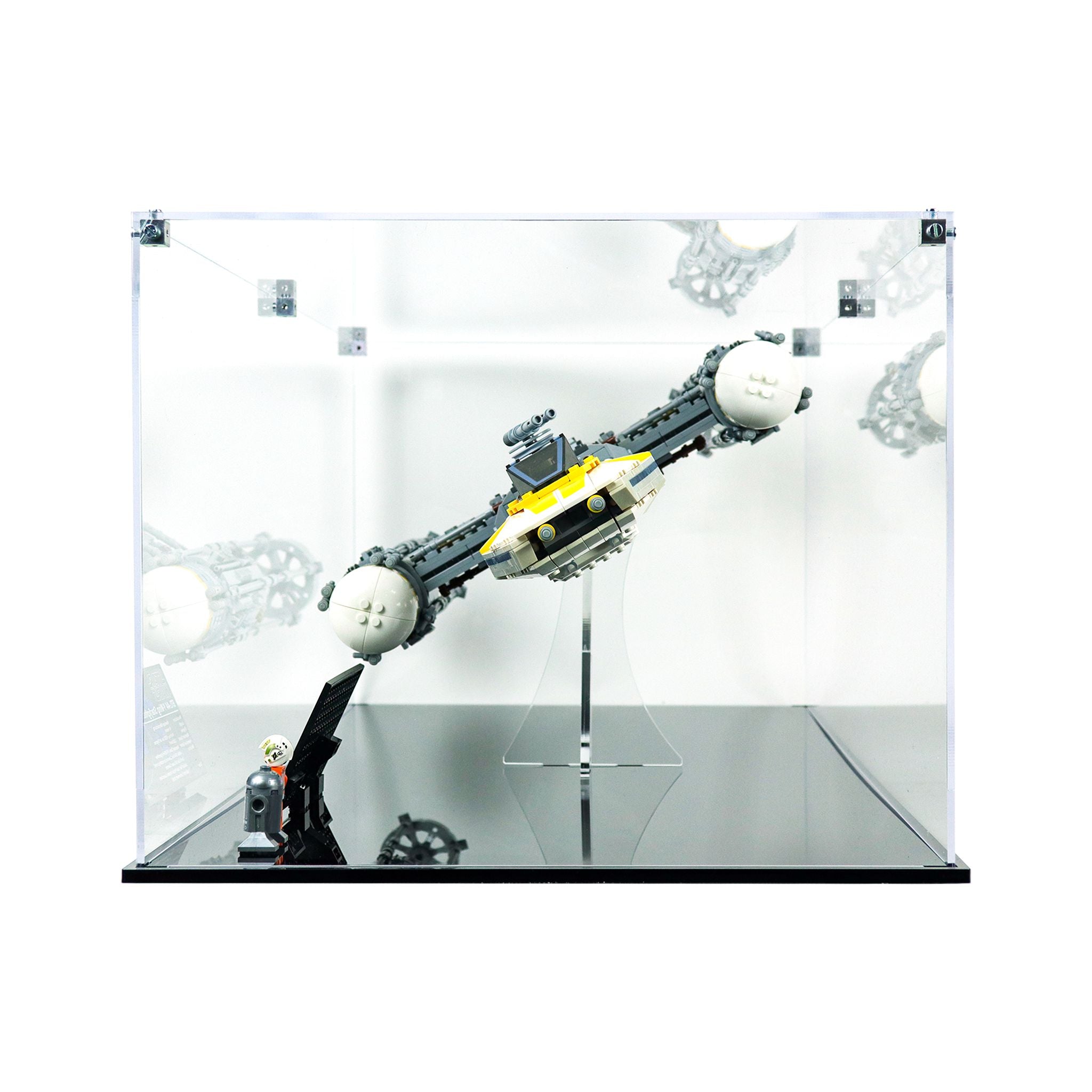Protector para Y-Wing Starfighter (75181)-acrilico-exhibidor-caja-case-Decolecto