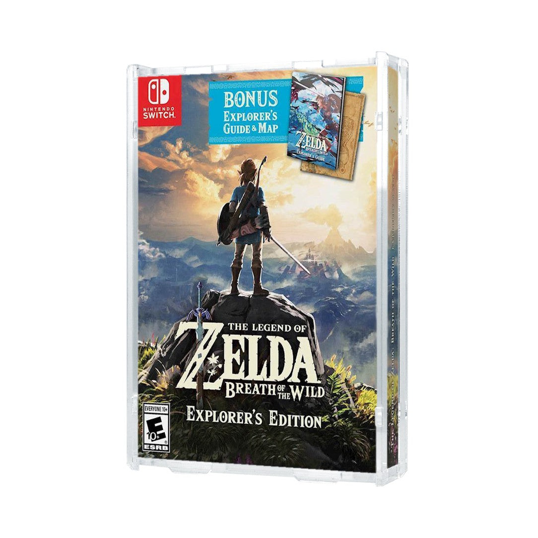 Protector para Zelda Breath of the Wild - Explorer Edition-acrilico-exhibidor-caja-case-Decolecto